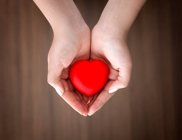 istock Female hands giving red heart 525220510