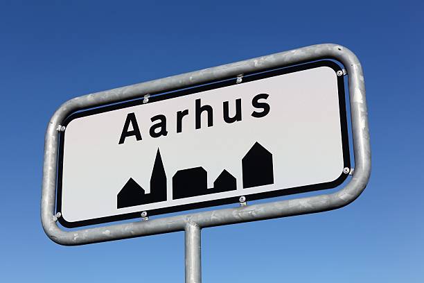 istock Aarhus road sign in Denmark 525221642