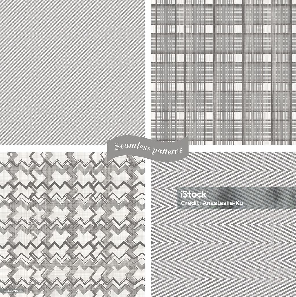 Pattern Textures Set Of Seamless Patterns On Texture Background Stock Illustration ...