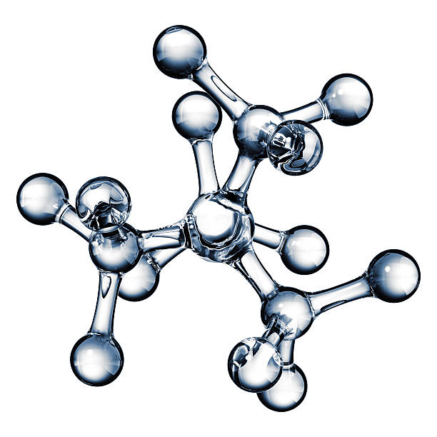 molecola - atom molecule molecular structure chemistry foto e immagini stock