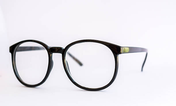 istock Black Eye Glasses Isolated on White 525226494