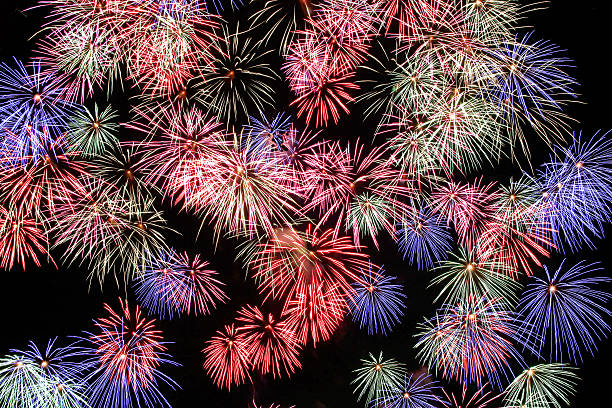 istock Fireworks light up the sky with dazzling display 525227920