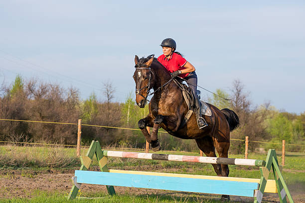 istock Girl on a horse 525234806