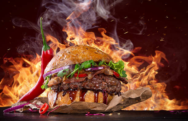 istock delicious burger with bbq sauce 525241747