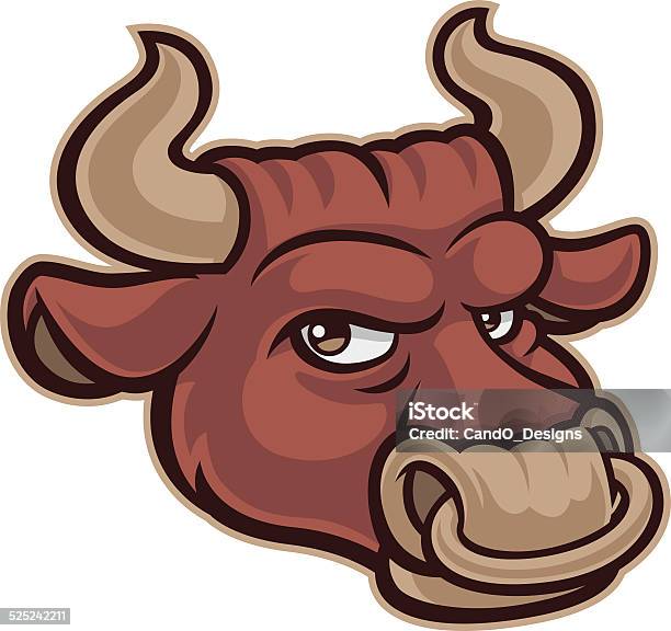Ilustración de Bull De y más Vectores Libres de Derechos de Toro - Animal - Toro - Animal, Mascota famosa, Viñeta