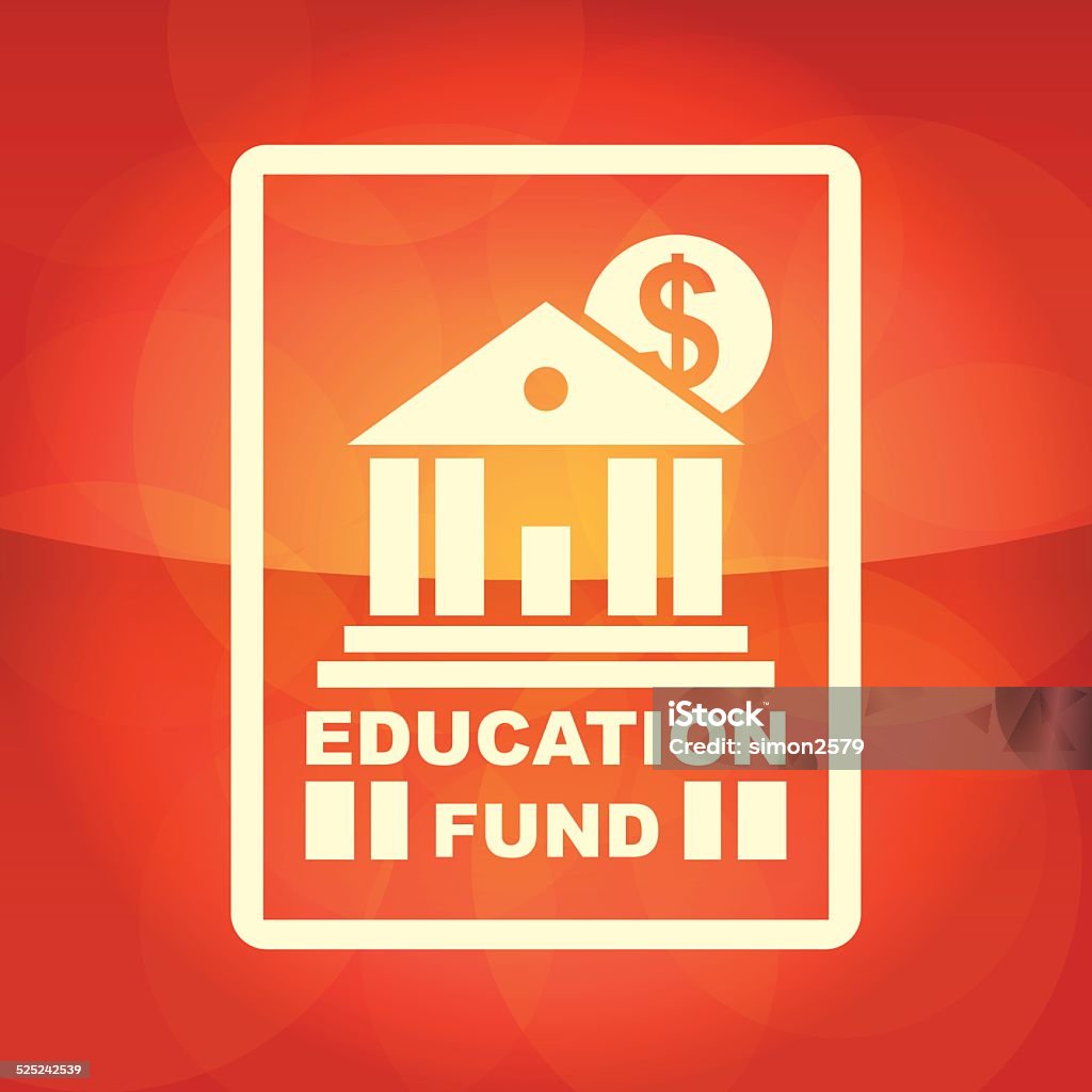 Fondo de icono de educación - arte vectorial de Universidad libre de derechos
