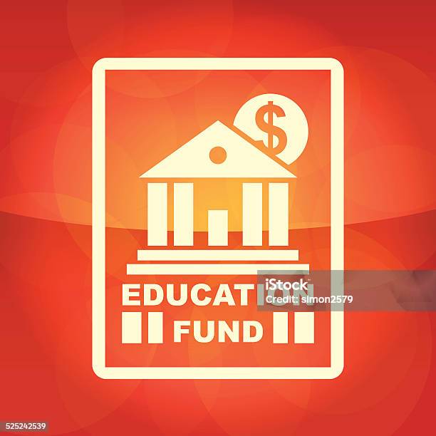 Ilustración de Fondo De Icono De Educación y más Vectores Libres de Derechos de Universidad - Universidad, Ícono, Finanzas