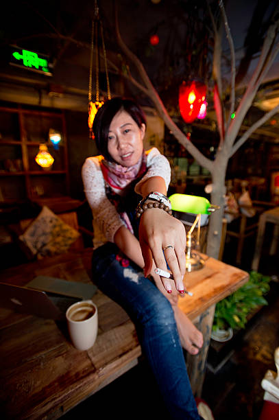 istock Woman with cup of coffee 525244129
