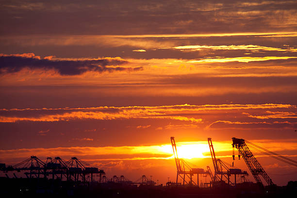 istock Sunset view from Louis Valentino Junior Park 525244945