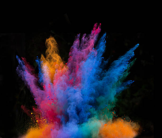 istock launched colorful powder over black 525246479