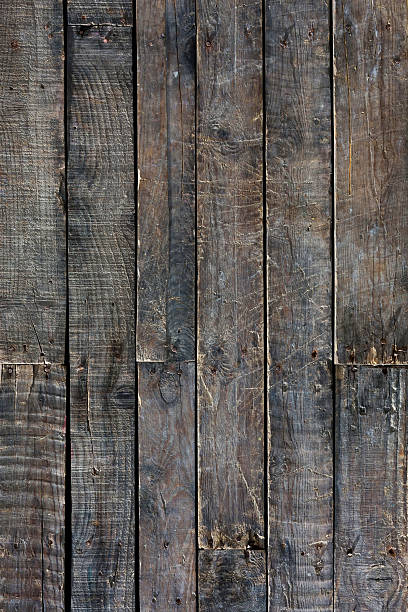 molto vecchio legno - wood rustic close up nail foto e immagini stock
