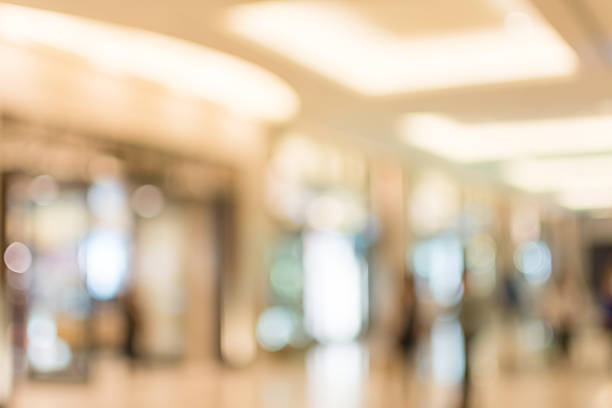 istock Abstract background of shopping mall 525260085