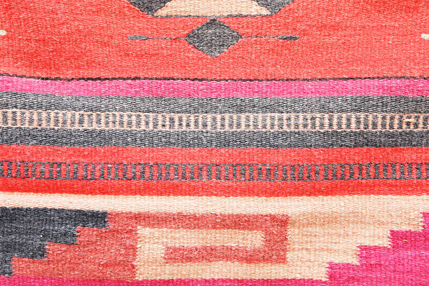 istock Navajo Blanket Rug Fabric Design 525260681