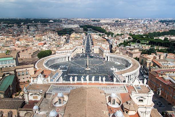 istock Aerial view of St.Peters Square 525263345