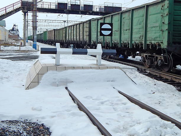 istock The train stalled at the station 525264057