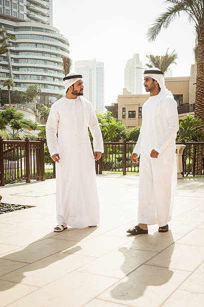 istock arabic sheik portrait standing on the city 525269721