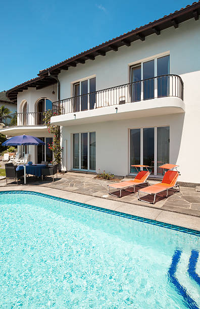 istock House with swimming pool 525270289