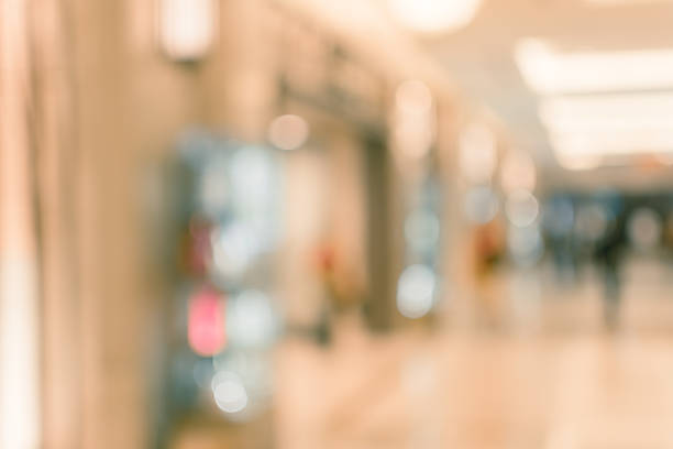 istock Abstract background of shopping mall 525270893