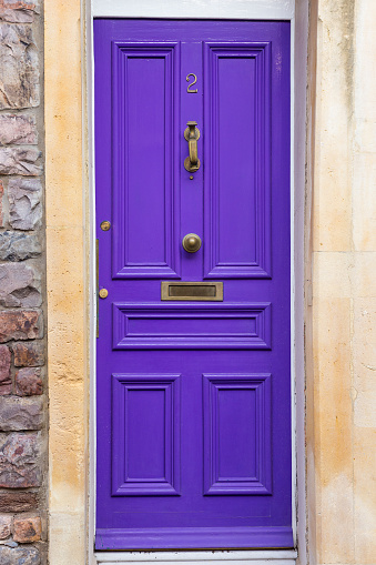 Violet house doors (number 2).