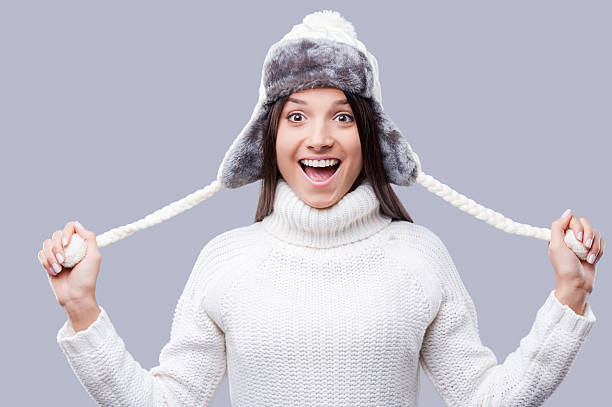 istock Cheerful winter girl. 525272823