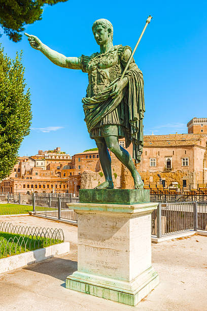 istock Statue of Emperor Augustus in Rome 525272855