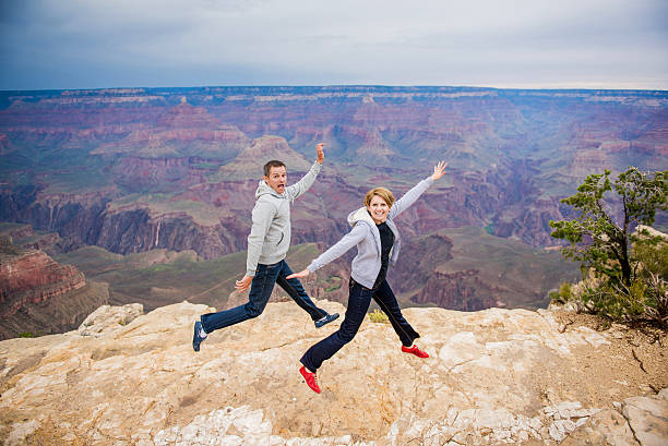 istock Jump in the Grand Canyon 525273673