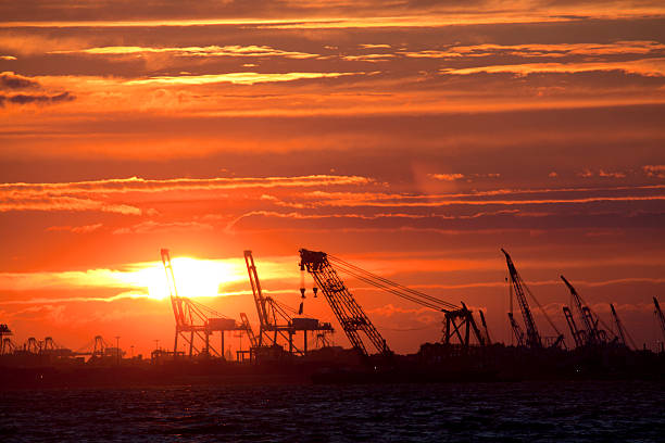 istock Sunset view from Louis Valentino Junior Park 525276107