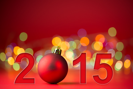 Christmas and 2015 new year theme background