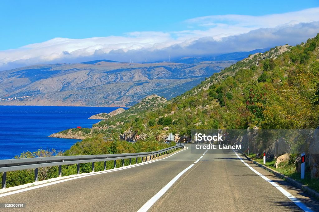 coast road croatia coast road in croatia Croatia Stock Photo