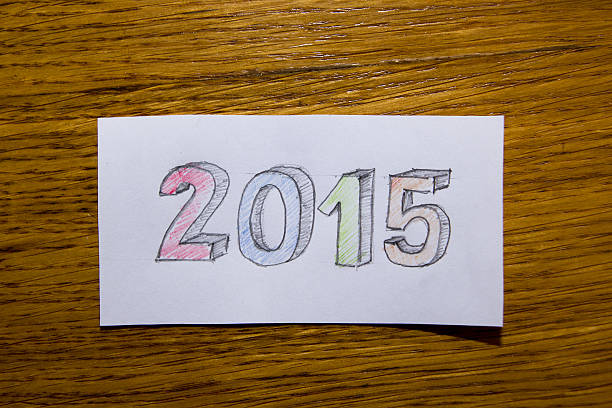 New 2015 Year stock photo