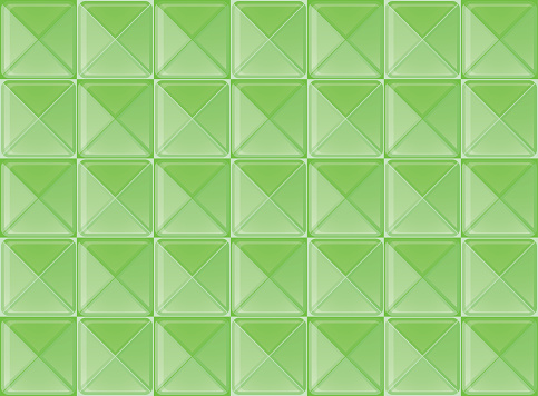 A topview of a green pattern