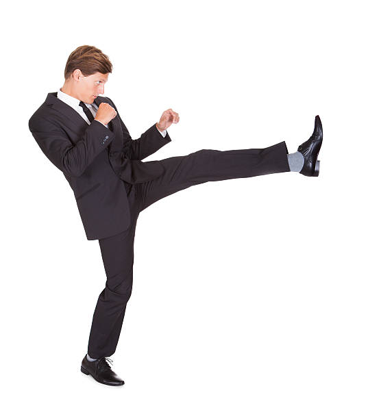 istock Male Secret Agent Fighting 525319957