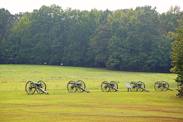 istock Cannons on battlefield of Shiloh 525320025