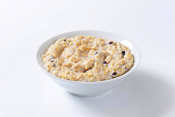 istock Whole grain oat porridge 525320353