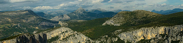 Vista panoramica di "Hautes Alpi", Verdon - foto stock