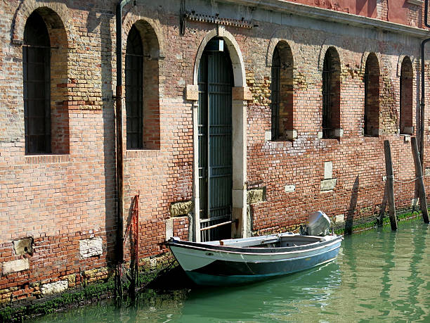 istock Boat Canal Venice Italy 525322789