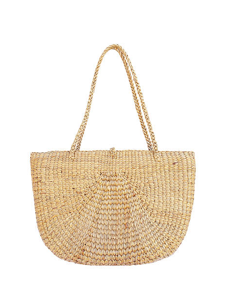 istock Handbag made from dry Water hyacinth 525322885