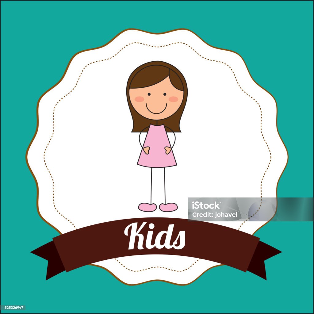 Les enfants design - clipart vectoriel de Bonheur libre de droits