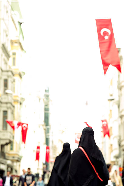 istock Turkish Women Wearing Burqa 525327525