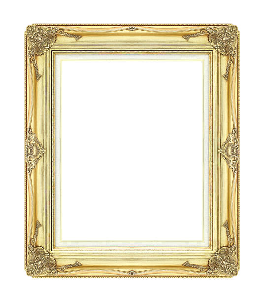 istock wooden frame isolated on white background 525327673