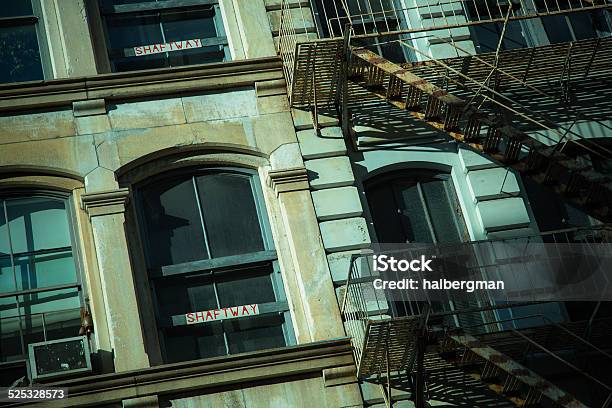 Manhattan Building Shaft Way Stock Photo - Download Image Now - Air Conditioner, Architectural Feature, Architecture