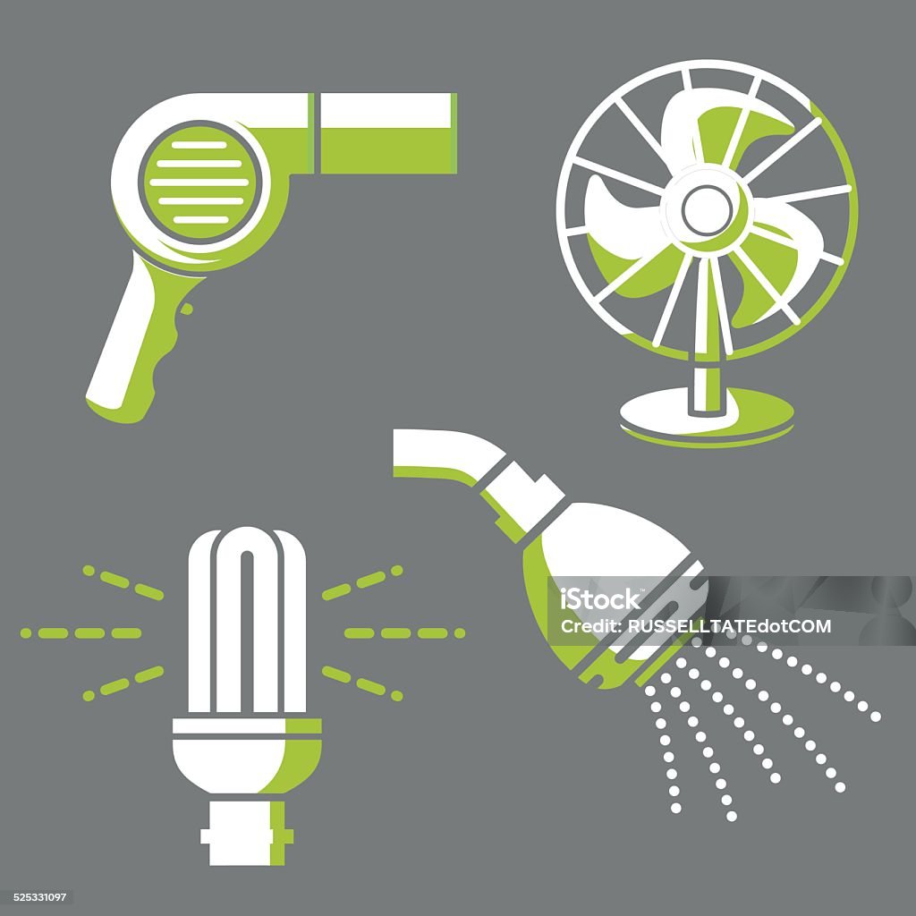 Energy Icons#2 http://dl.dropbox.com/u/38654718/istockphoto/Media/download.gif Appliance stock vector