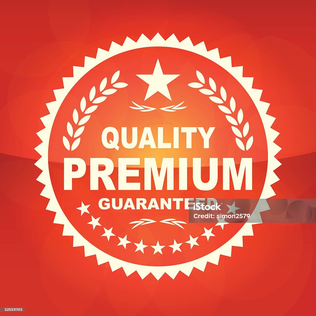 Emblema de calidad Premium - arte vectorial de Calidad libre de derechos