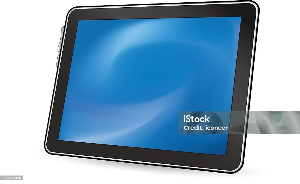Tablet Pcs Visual Tablet Pc Illustration On White Background Stock Illustration ...