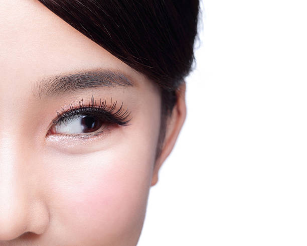 istock Beautiful woman eye look 525333103