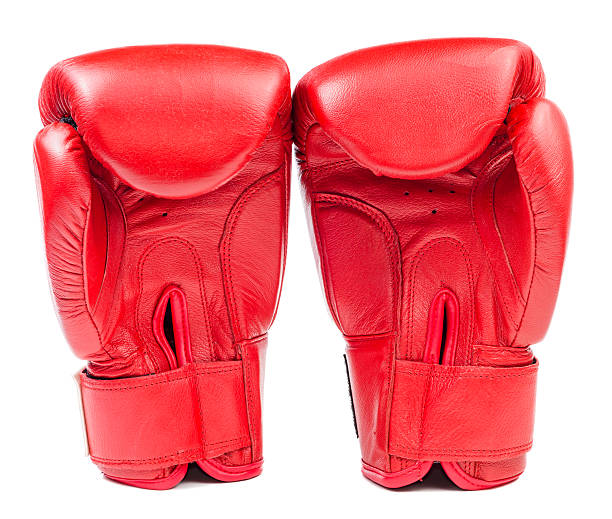istock Boxing gloves isolated on white background 525336890