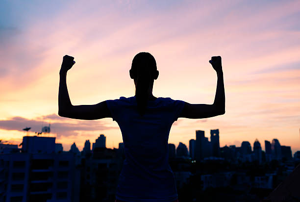 istock Strong confident woman in the city 525338631