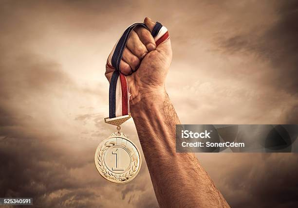 Award Of Victory Stock Photo - Download Image Now - Medal, Winning, Success