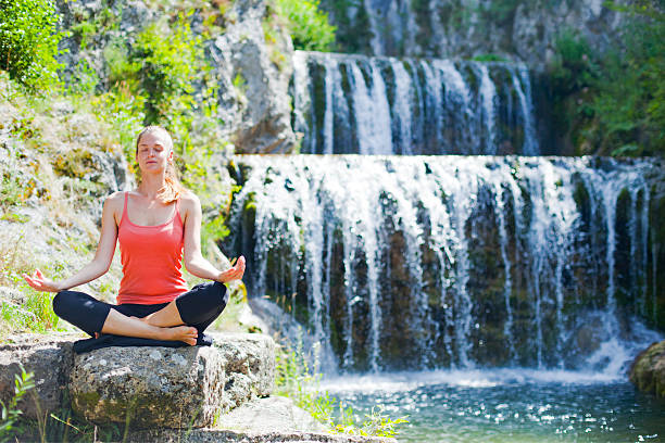 istock Woman practising yoga 525342060