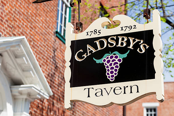 gadsby의 tavern) 에 아즈, 버지니아 - gadsby 뉴스 사진 이미지